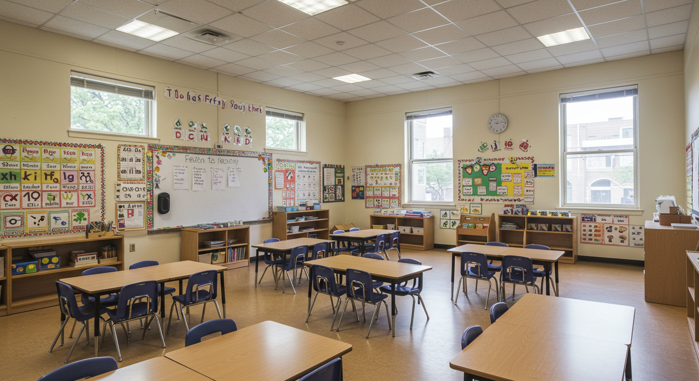 A Tnaidnam Memorial classroom
